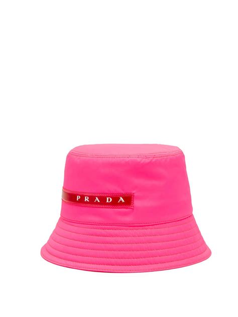 hot pink prada bucket hat|Prada hat size chart.